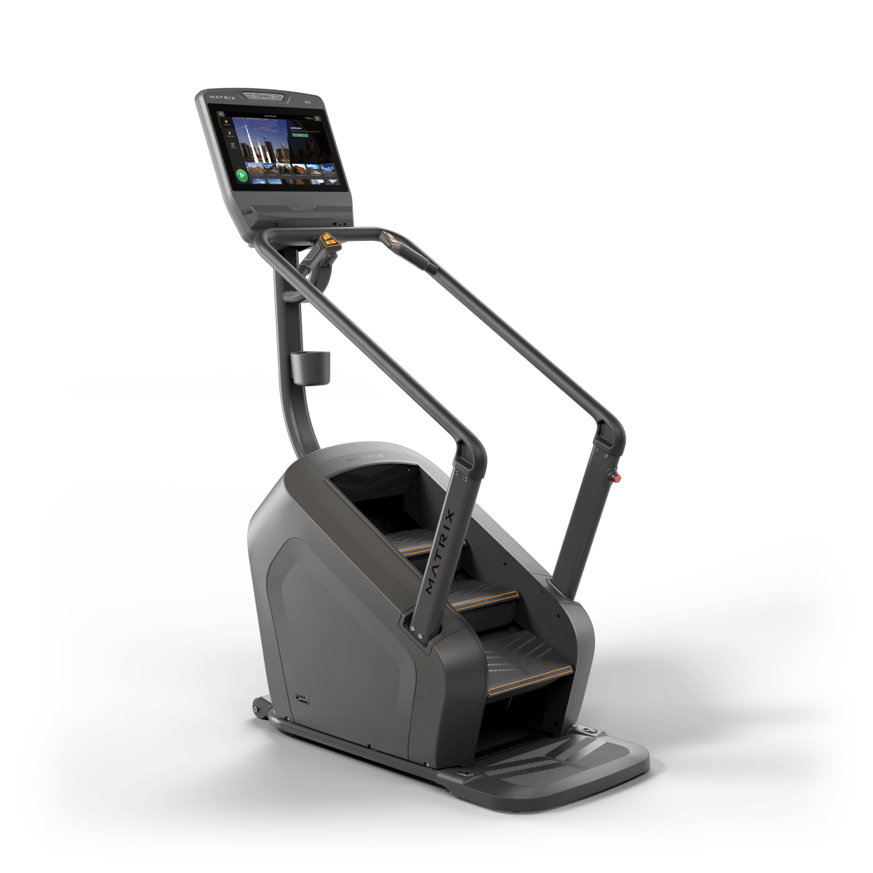 Matrix Fitness Lifestyle Climbmill with Touch XL Console front view | Fitness Experience