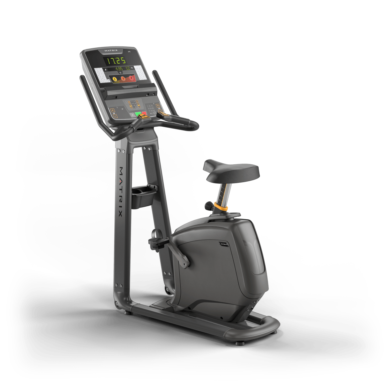 Matrix Fitness Lifestyle Upright with Group Training LED Console full view | Fitness Experience