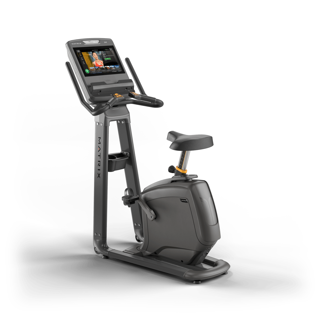 Matrix Fitness Lifestyle Upright Cycle with Touch Console rear view | Fitness Experience