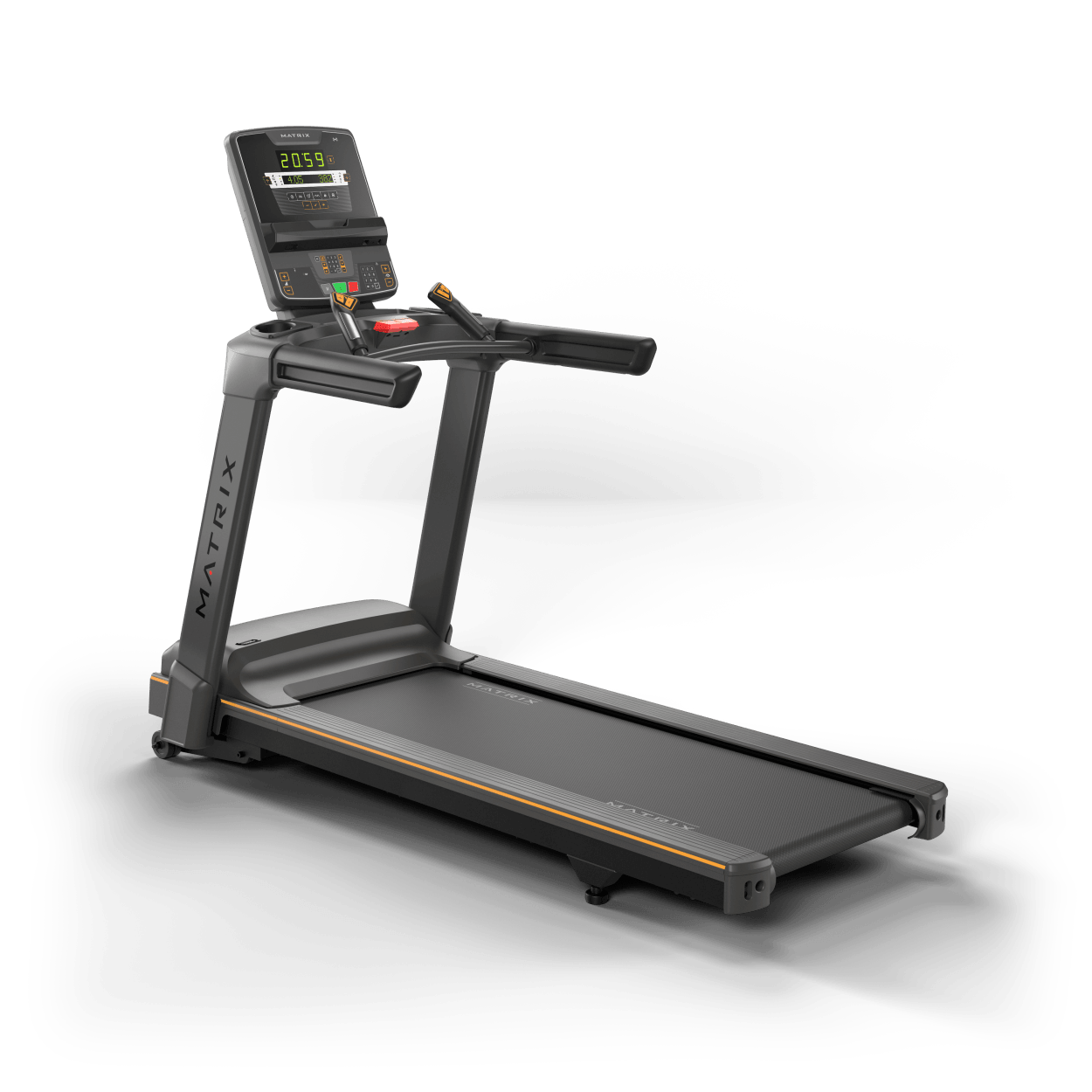 Matrix Fitness Lifestyle Treadmill with LED Console front view | Fitness Experience