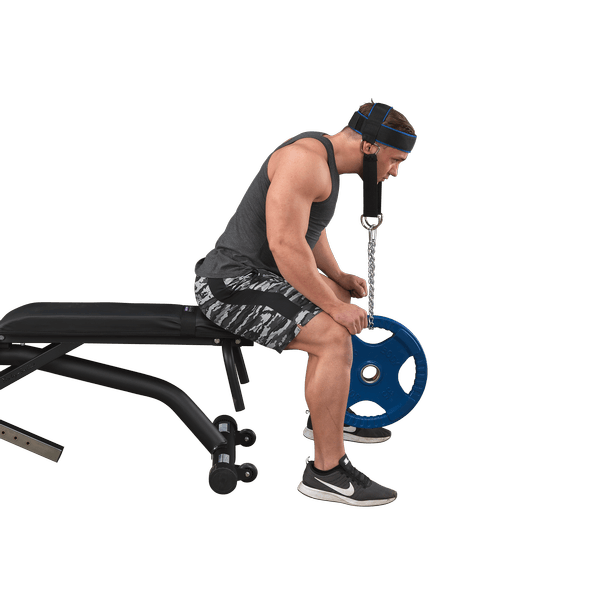 Body-Solid MA307N Nylon Head Harness with weight plate | Fitness Experience