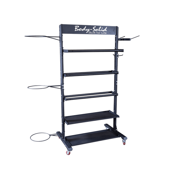 Body-Solid GAR250 Multi Storage Tower view of tower only | Fitness Experience