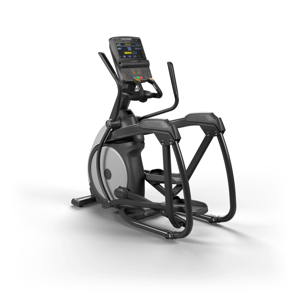 Matrix Fitness Performance Elliptical with Premium LED Console full view | Fitness Experience