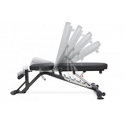 Inspire Fitness SCS Weight Bench view of angle adjustments | Fitness Experience
