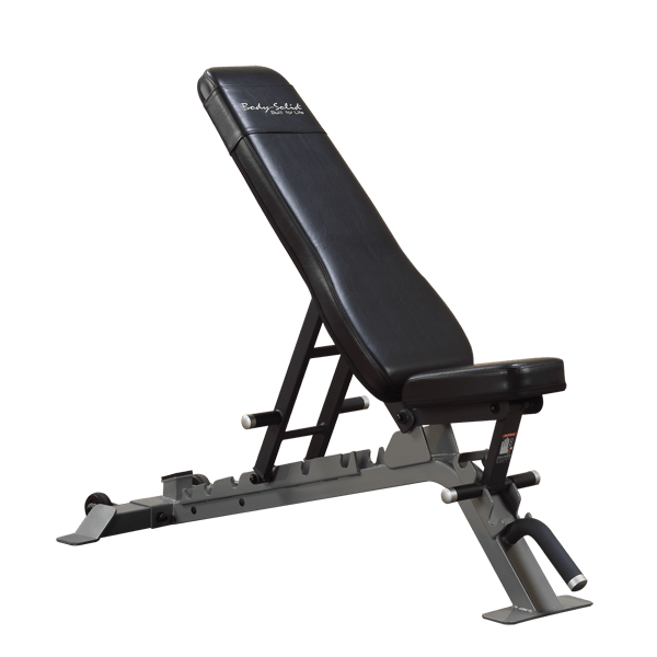 Body-Solid SFID325 Pro Club-Line Adjustable Bench - Silver full view | Fitness Experience