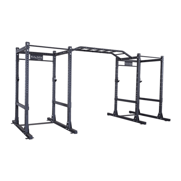 Body-Solid SPR1000DBBACK Commercial Extended Double Power Rack Package full view | Fitness Experience