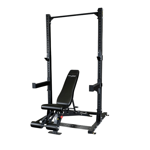Body-Solid SPR500P2 Commercial Half Rack Package full view | Fitness Experience